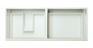 Подвесная тумба под раковину Эстет Dallas Luxe ФР-00001930 Л/П 120см длинный ящик белый